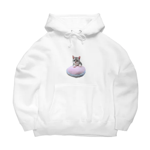 こんな顔しておけば人間なんて簡単。〜マカロン仕立て〜 Big Hoodie