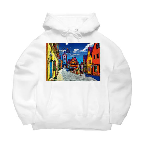 ドイツ ローテンブルクのプレーンライン Big Hoodie