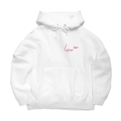 ワンポイントLove眼鏡 Big Hoodie