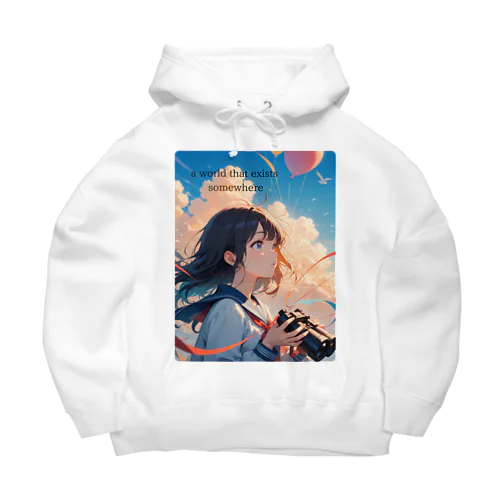 未来を見る少女 Big Hoodie