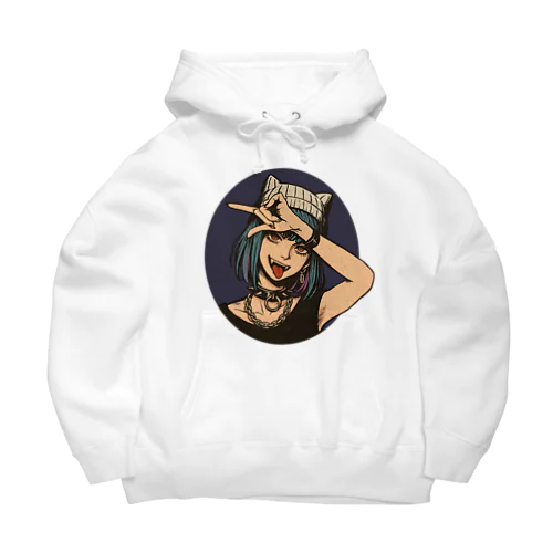 Rock girl なのぢゃ Big Hoodie