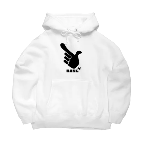 BANG 指でピストル ロゴ Big Hoodie