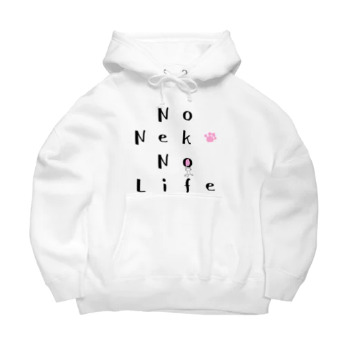 No Neko No Life Big Hoodie