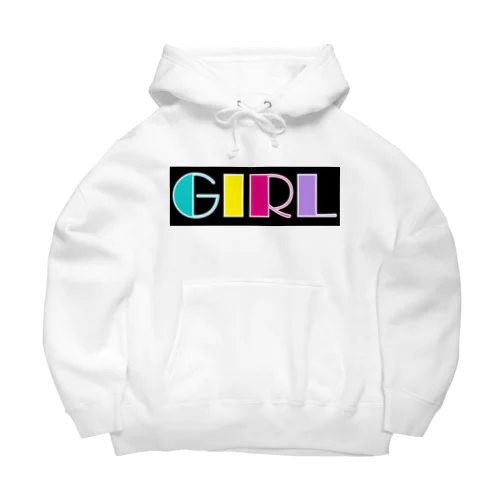 レトロカラフル　GIRL Big Hoodie