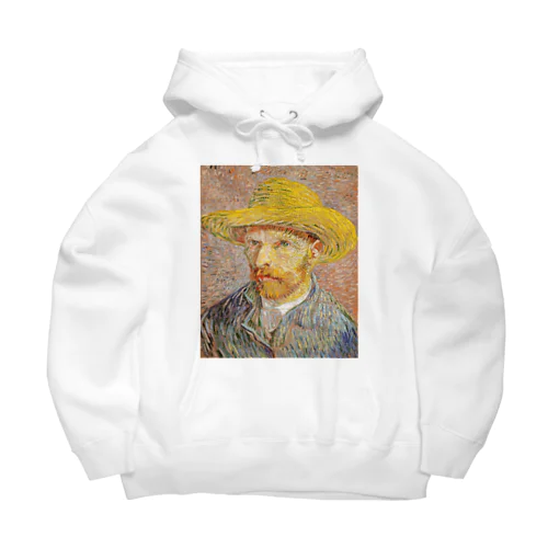 ゴッホ / 1887 / Self-Portrait with Straw Hat Vincent van Gogh Big Hoodie