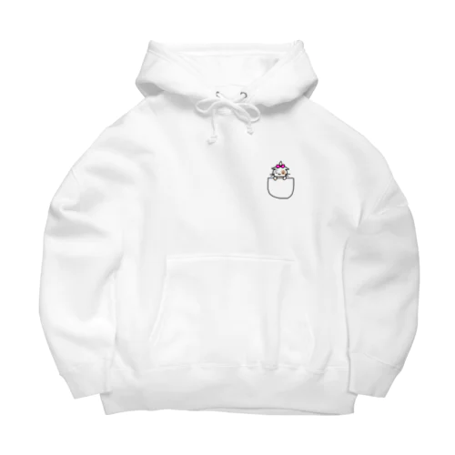 ポケットねこ Big Hoodie