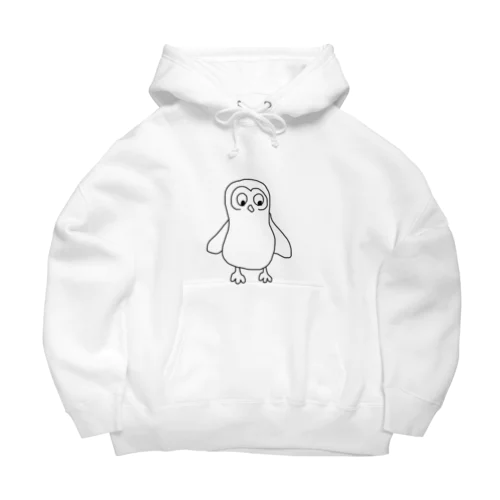 ふくろうのもぐたろう Big Hoodie