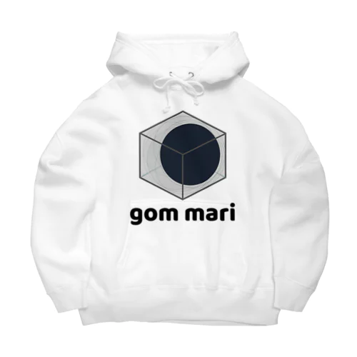 gom mari dark ビッグシルエットパーカー