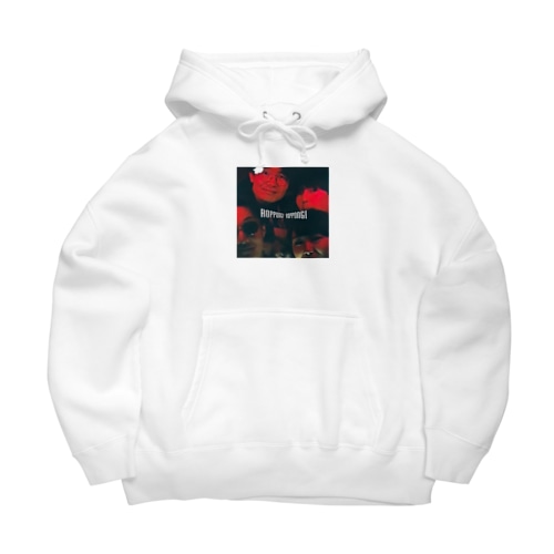 バーガンディウェーブ Big Hoodie