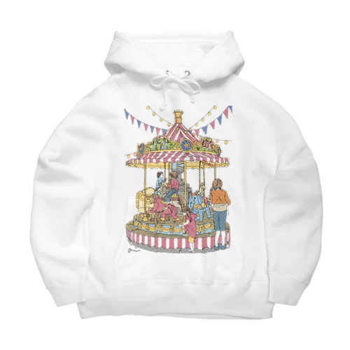 メリーゴーランド（透過） Big Hoodie