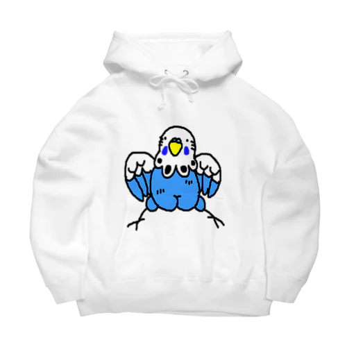 ウキウキインコ Big Hoodie