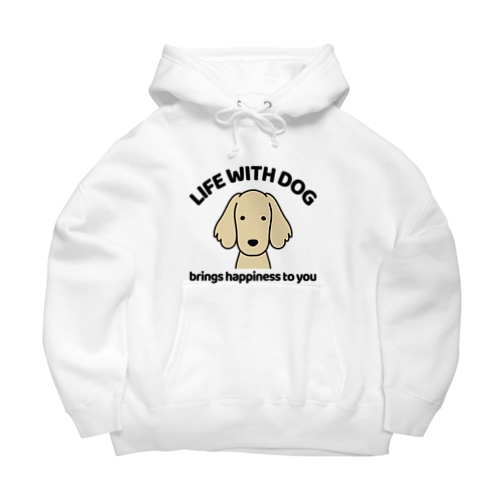 犬と共に（ダックスイエロー） Big Hoodie