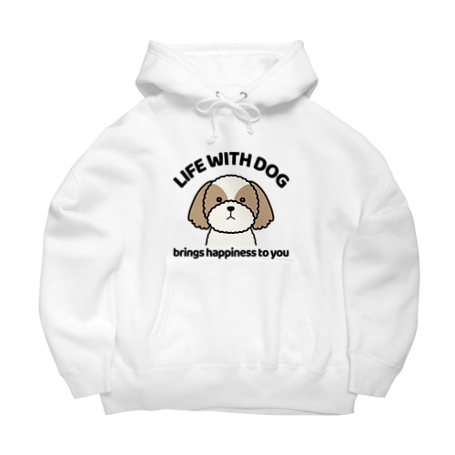 犬と共に（シーズー） Big Hoodie
