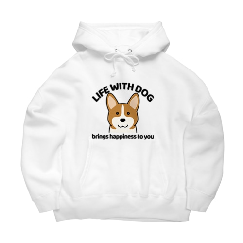 犬と共に（コーギー） Big Hoodie