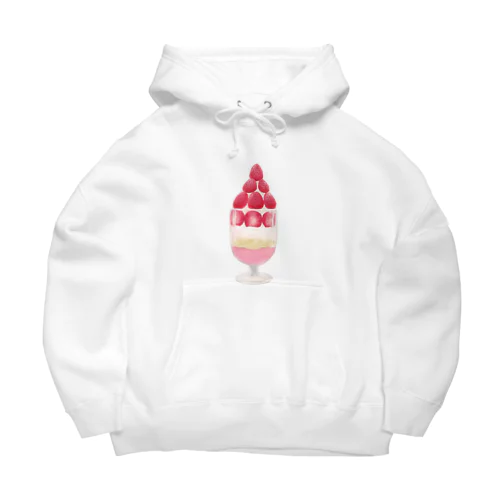 いちごパフェ Big Hoodie