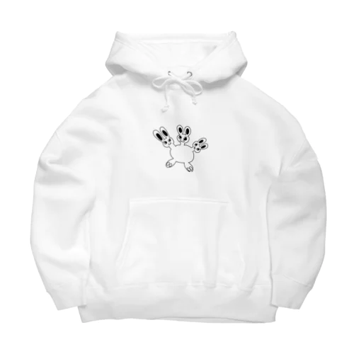 地獄のウサギ Big Hoodie