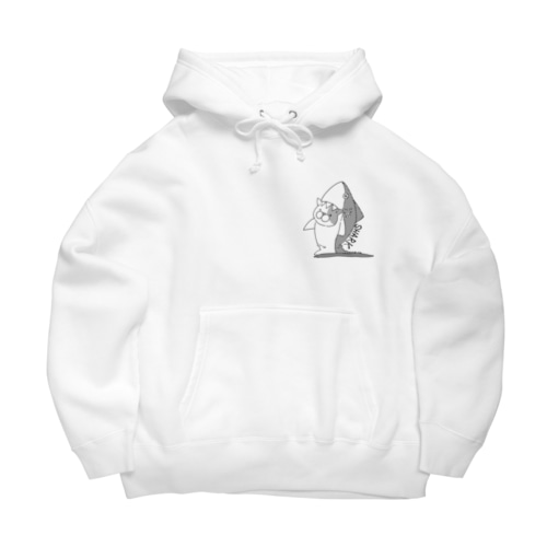 サメになりたかったヌコ Big Hoodie