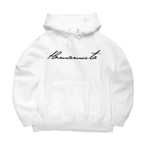 Homamutaビックシルエットパーカー/ホワイト Big Hoodie