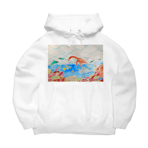 古代の海底 Big Hoodie