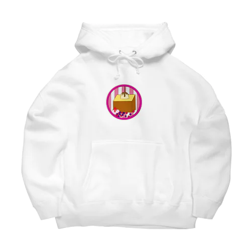 フレンチトースト  ピンクストライプ Big Hoodie