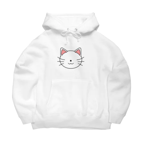 シンプルねこ Big Hoodie