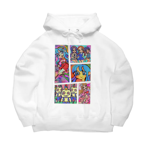 ニョリ画のいろいろ Big Hoodie