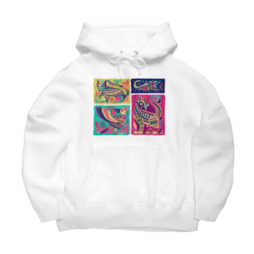 メキシコのアレブリヘス（ピンク） Big Hoodie