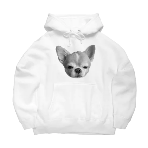 チワワ少しショック受けてる系 Big Hoodie