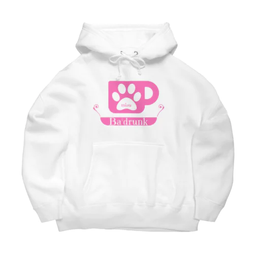 Ba'drunk for Girls ロゴ Big Hoodie