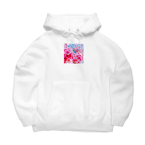 桜と青空 Big Hoodie