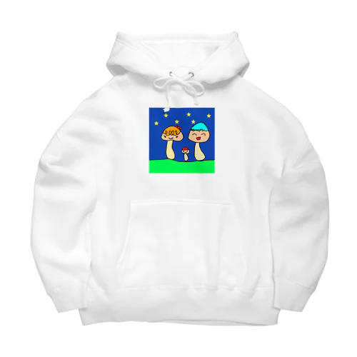 きのこファミリー Big Hoodie