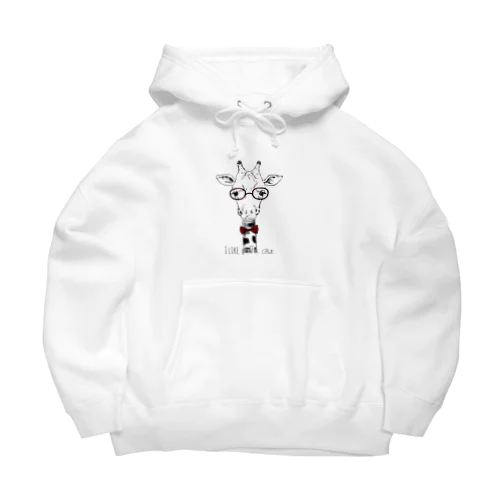 I like giraffes. But…(RED) ビッグシルエットパーカー