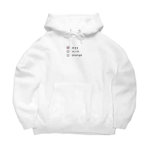 買い物メモパーカー Big Hoodie