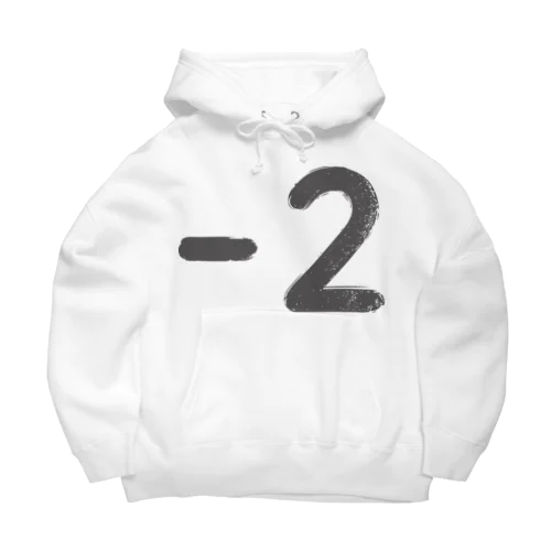 ハイフン２墨 Big Hoodie