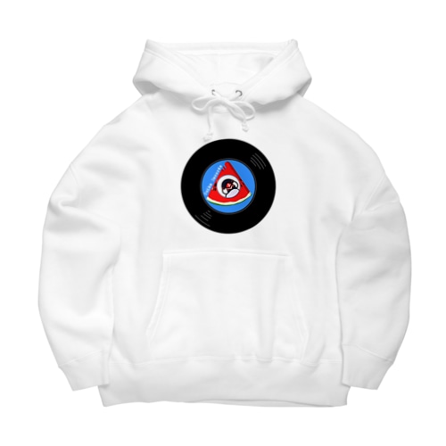 すいかレコード桜文鳥 Big Hoodie