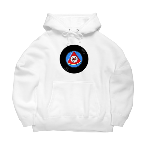 すいかレコード白文鳥 Big Hoodie