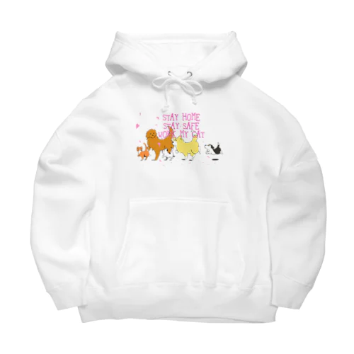 STAYHOMEグッズ猫ちゃん用 Big Hoodie