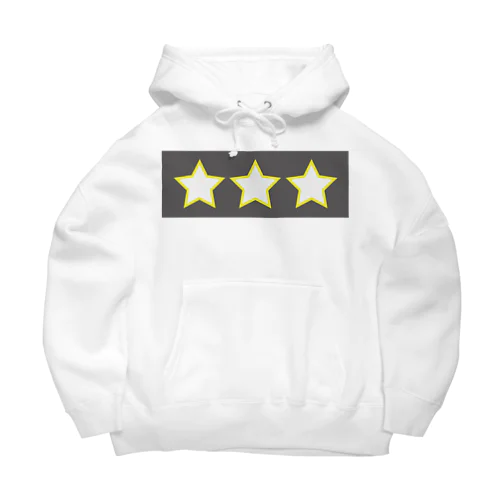 3 star Big Hoodie