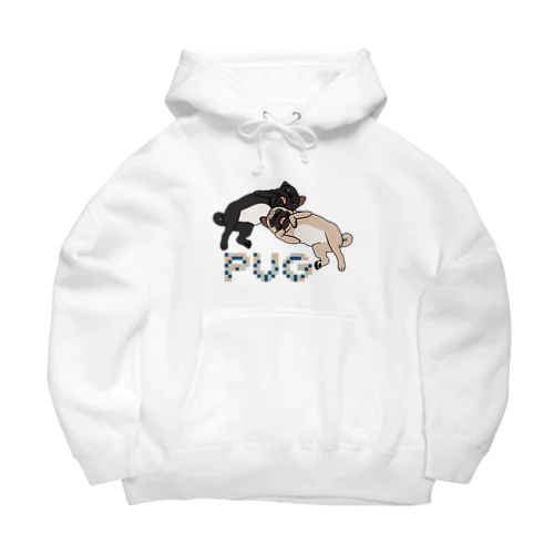 パグ-pug-ぱぐ パーカー-2 Big Hoodie