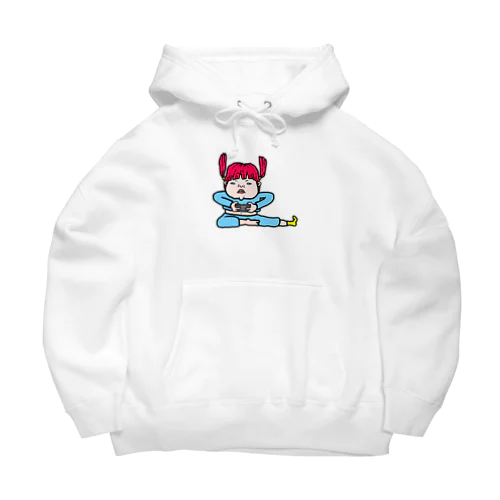 外出自粛ゲーム熱中少女 Big Hoodie