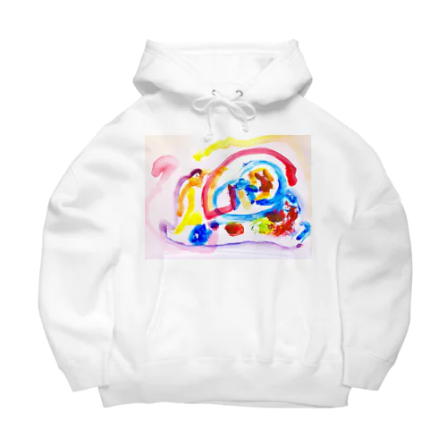 息子くんイラスト Big Hoodie