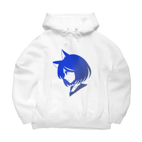 猫耳ボブ子の横顔 Big Hoodie