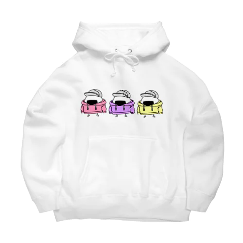 パーカー３おにぎり Big Hoodie