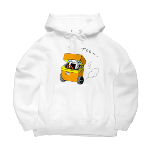 炊飯器クルマinおにぎり Big Hoodie