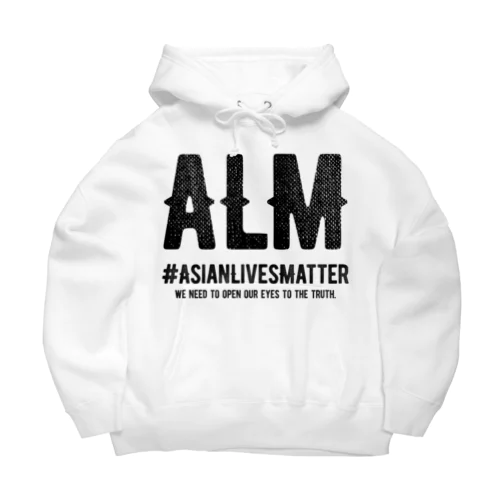 Asian Lives Matter。 黒 Big Hoodie