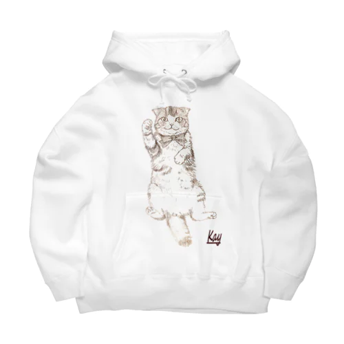 スコティッシュ猫のカイ君 Big Hoodie