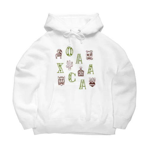 🌍 世界のまち 🇲🇽 メキシコ・オアハカ (イエロー) Big Hoodie