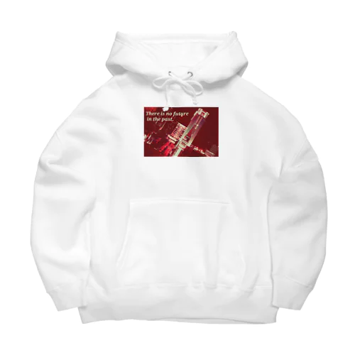 夜景 レッド Big Hoodie