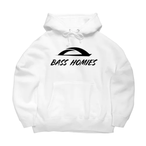 BASSHOMIES(バスホーミーズ)ブリッジデザイン ブラックバス Big Hoodie