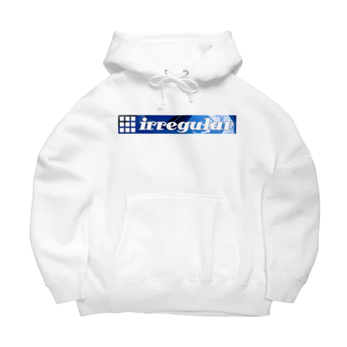 irregular blue Big Hoodie